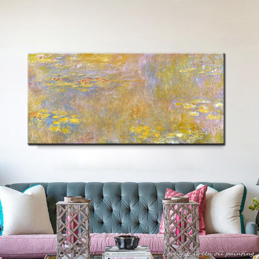 whole handpainted monet oil painting reproduction abstract modern oil painting on canvas wall painting home decoration