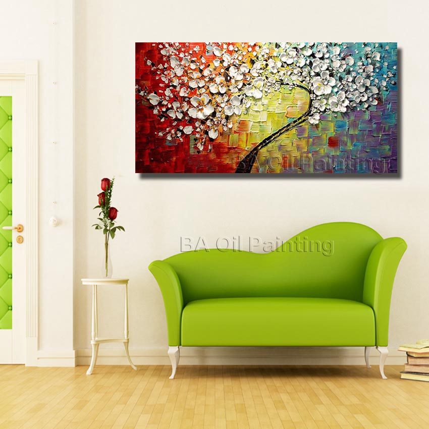 wall art abstract paintings modern oil painting on canvas home decoration living room pictures handpainted no framed hf0010