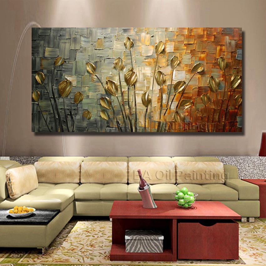 wall art hand painted abstract dancer oil painting tree home decorativos wall pictures for living room unframed hf0019