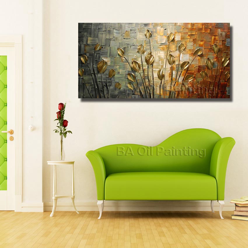 wall art hand painted abstract dancer oil painting tree home decorativos wall pictures for living room unframed hf0019