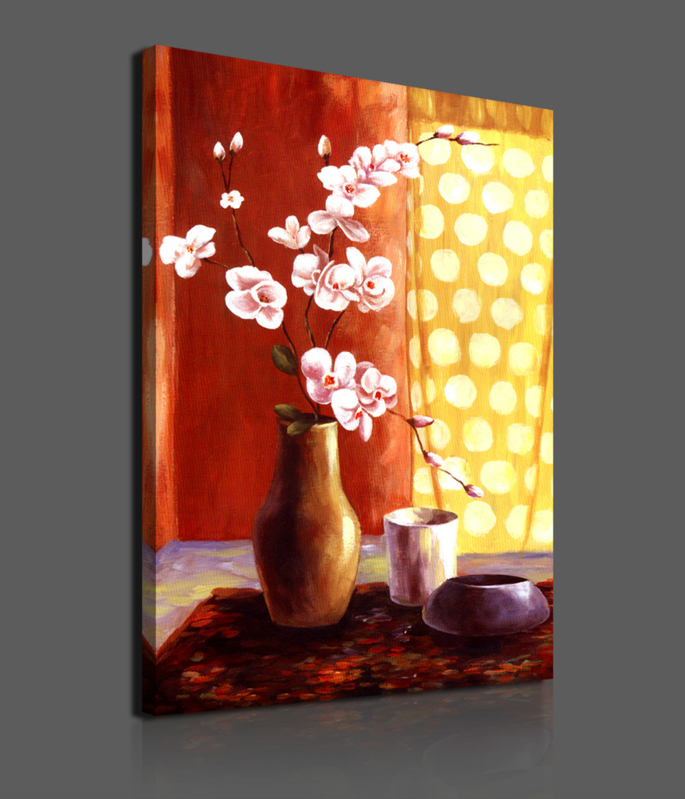 1 piece/set pretty plum hd picture home decoration painting on canvas for living room