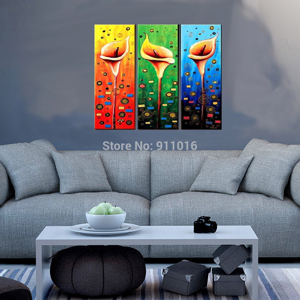 colourful flowers painting hand painted wall abstract home decor oil painting on canvas pictures no frame living room paintings