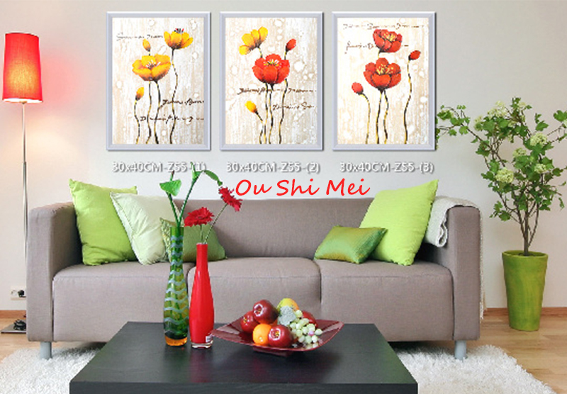 hand painted wall paintings home decor abstract pictures on canvas oil painting for living room decor hang decoration flower