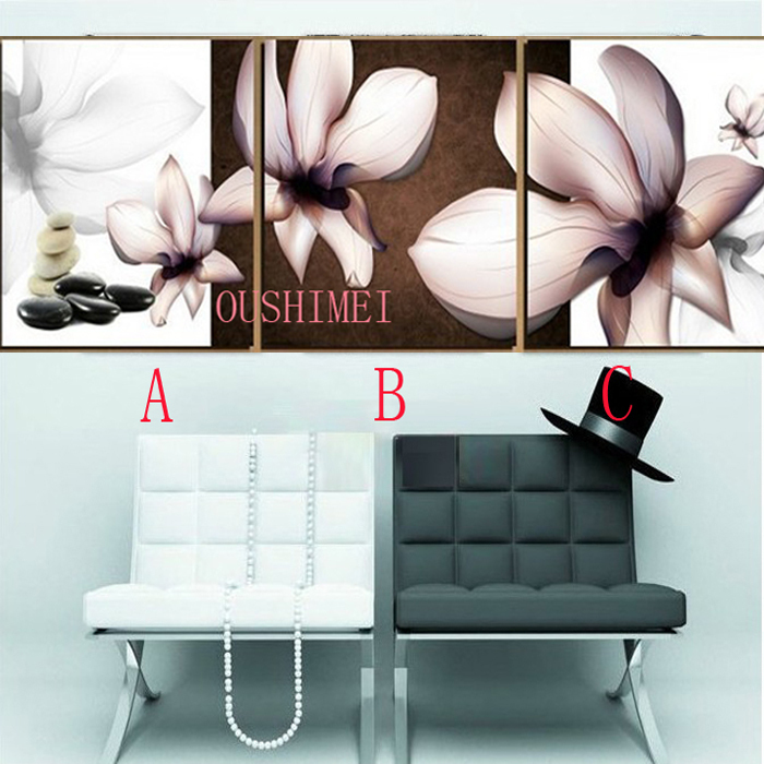 modern wall painting black and white flower picture home decor art pictures group of paintings on canvas handmade