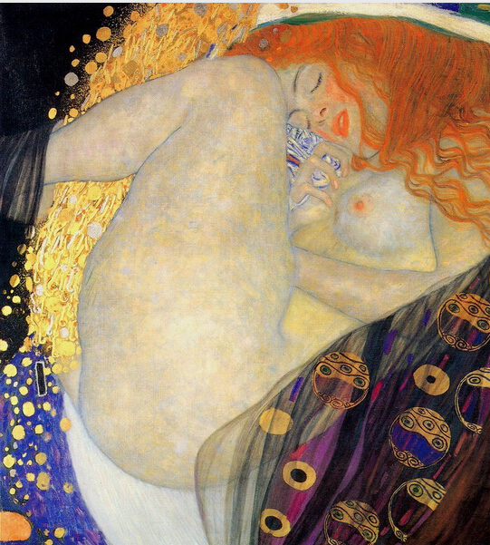 gustav klimt danae hand painted oil painting on canvas tds-gk010