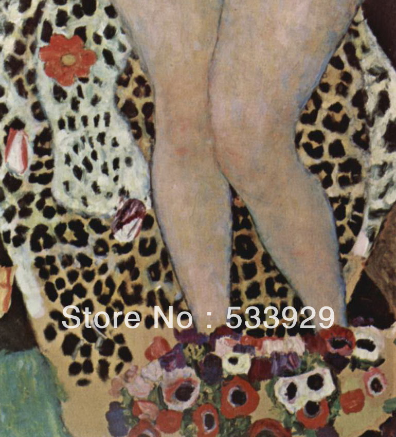 gustav klimt figure hand painted oil painting on canvas tds-gk001 16x48inch