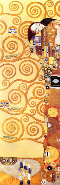 gustav klimt hug hand painted oil painting on canvas abstract oil painting