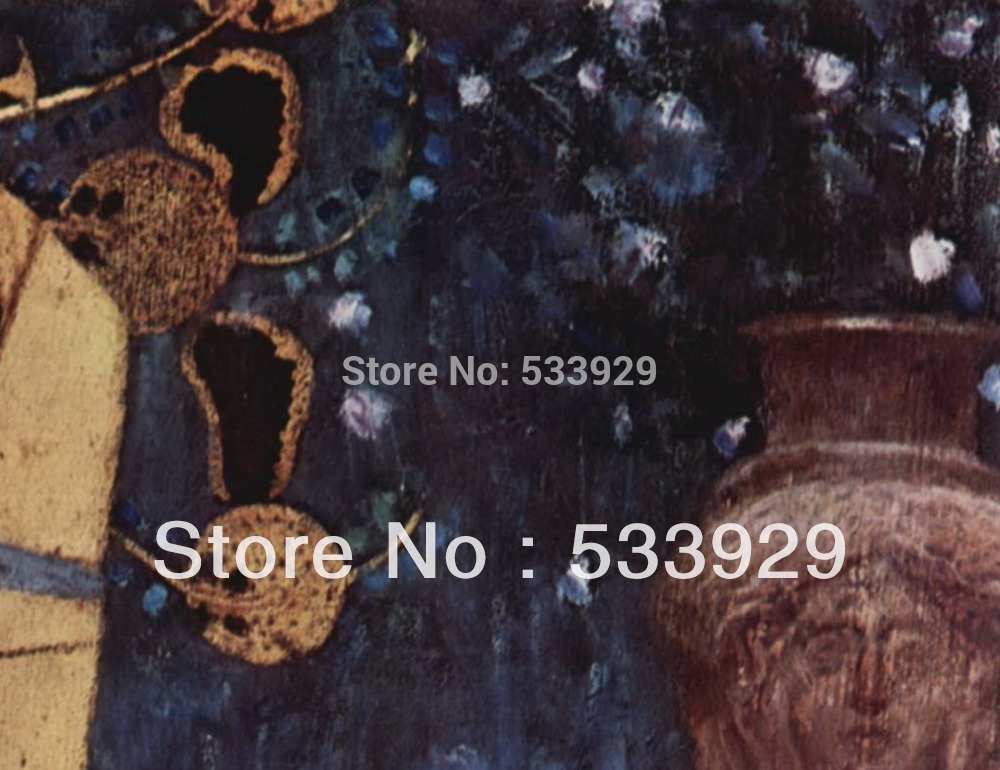 gustav klimt music hand painted oil painting on canvas tds-gk026 24x36inch (60x90cm)