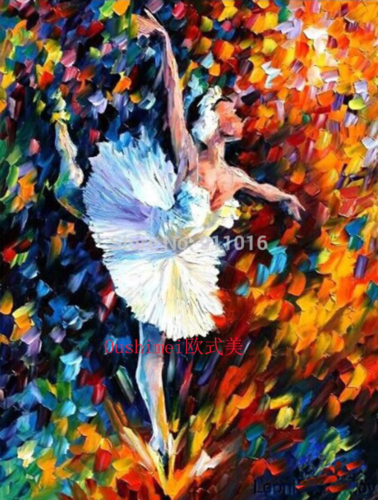 wall art ballet landscape hand painted picture home decor oil painting on canvas modern paintings for room decor hand painting