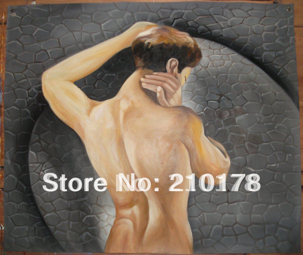 whole hq. oil painting nude sexy female lady woman modern wall decor art oil painting on canvas olo dy-133