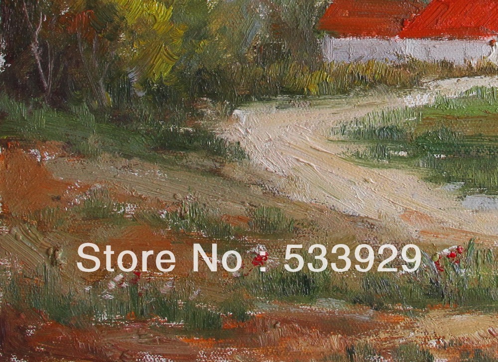 landscape hand painted oil painting on canvas tds-img2381 12x16 inch