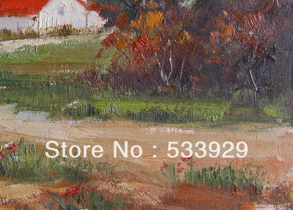 landscape hand painted oil painting on canvas tds-img2381 12x16 inch