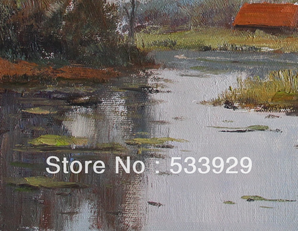 landscape hand painted oil painting on canvas tds-img2383 12x16 inch