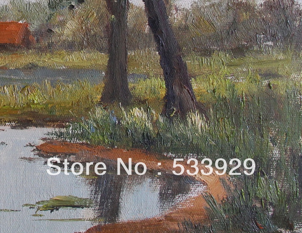 landscape hand painted oil painting on canvas tds-img2383 12x16 inch