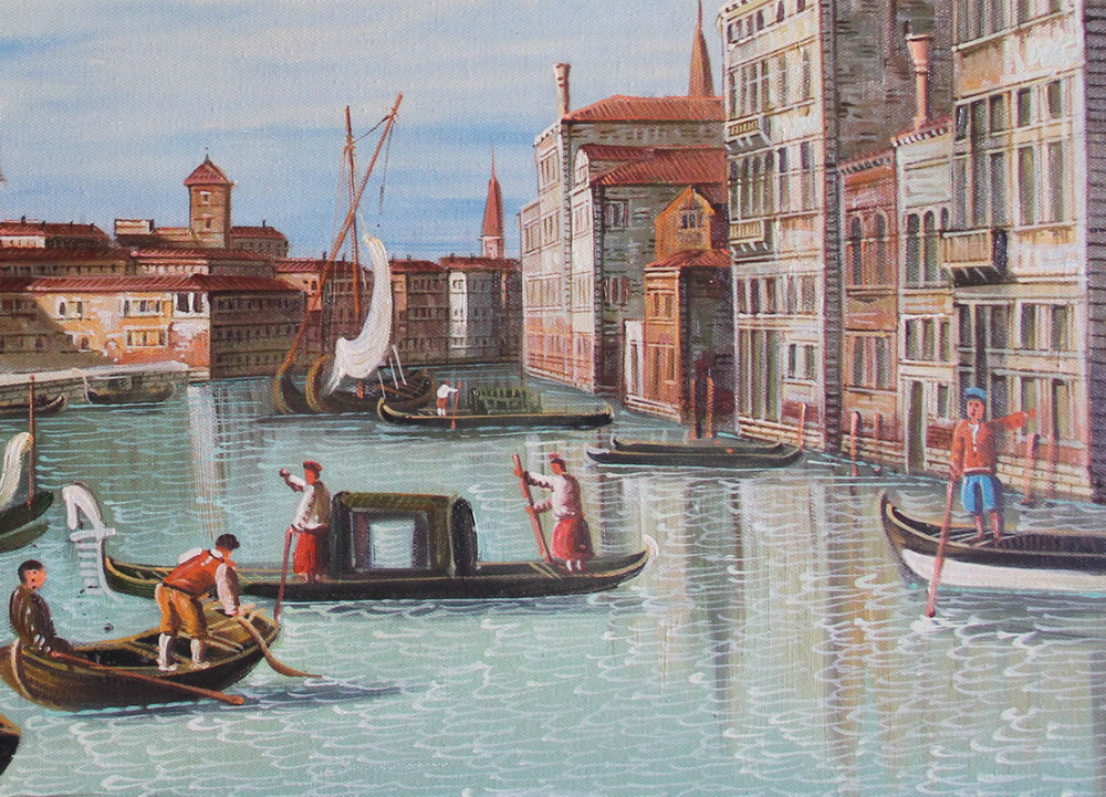 landscape-venice hand painted oil painting on canvas tds-vn001