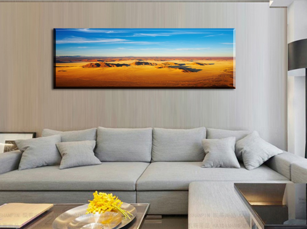 desert and blue sky,1 panel/set hd canvas print painting artwork, .decorative painting s02242d-n