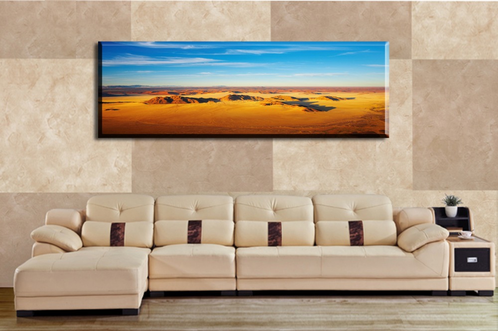 desert and blue sky,1 panel/set hd canvas print painting artwork, .decorative painting s02242d-n