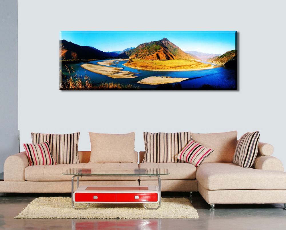 lake and mountains,1 panel/set hd canvas print painting artwork, .decorative painting s01942d-n