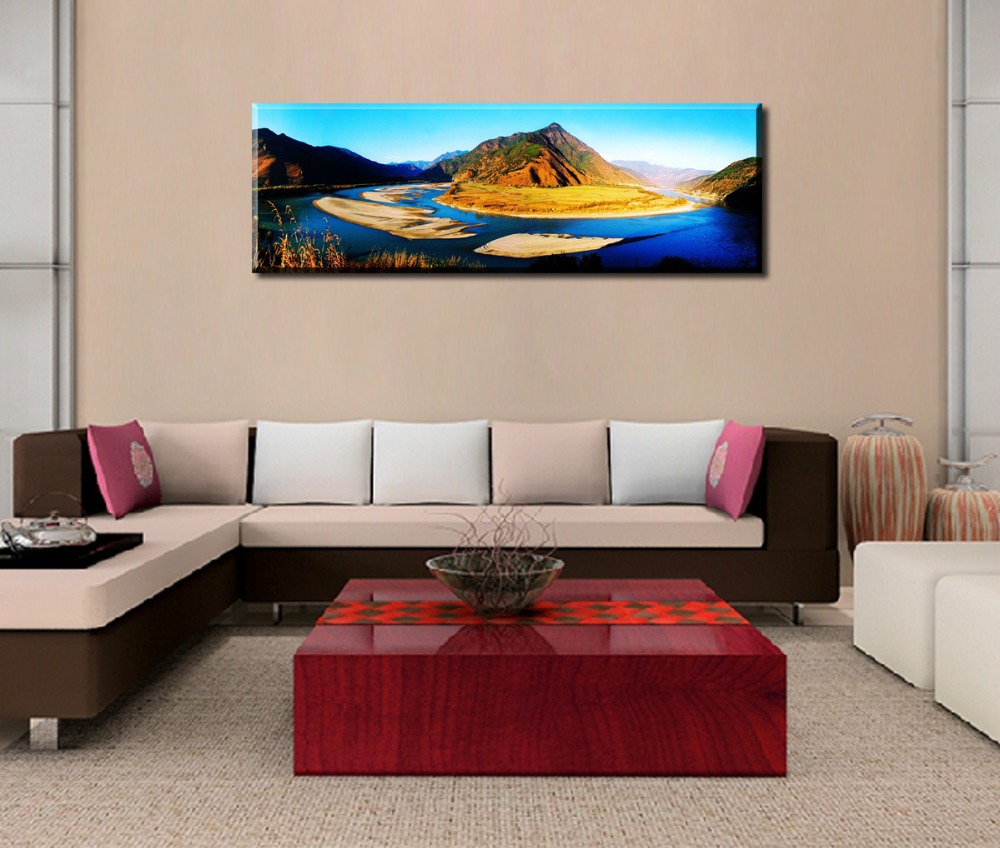 lake and mountains,1 panel/set hd canvas print painting artwork, .decorative painting s01942d-n