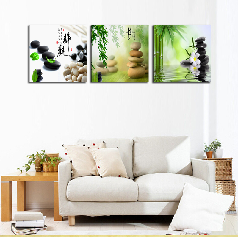 2015 unframed 3 pieces stone landscape modern home wall decor canvas art picture print painting on canvas artworks