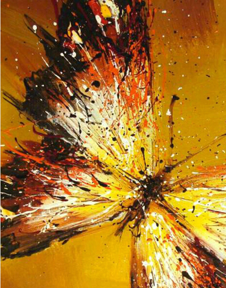 abstract oil painting butterfly oil painting hand-painted on canvas painting canvas home decor on canvas