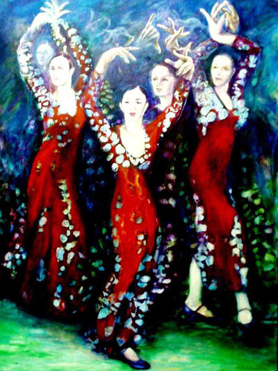 est dancer oil painting hand painted oil painting on canvas home decorative art picture oil painting unframed