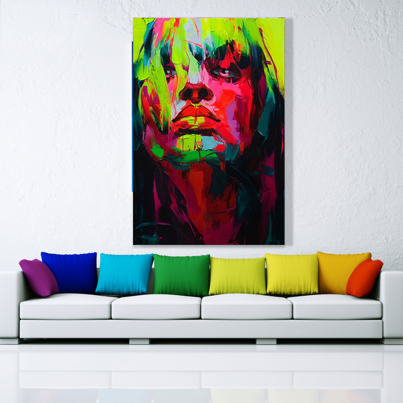 est people abstract oil painting hand painted oil painting on canvas painting canvas wall art picture