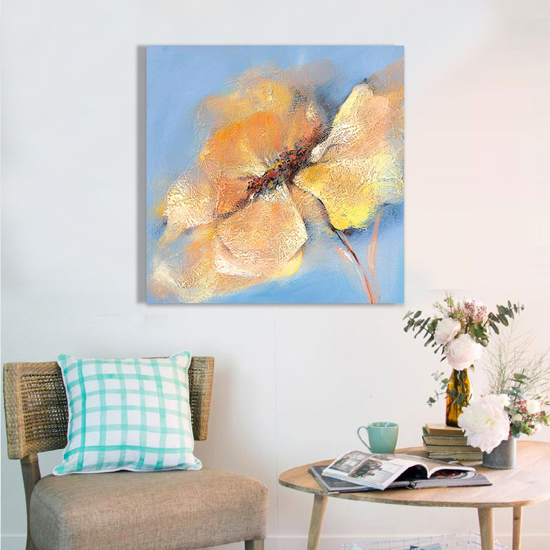 flower oil painting hand painted painting oil painting on canvas home decorative art picture