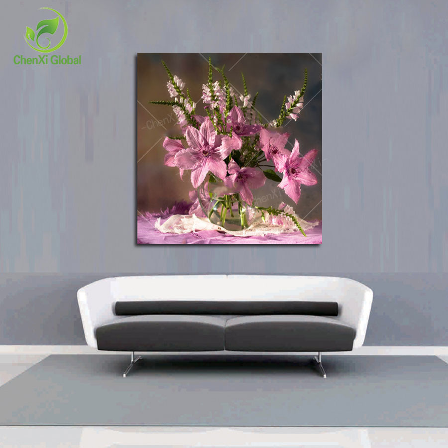 picture oil painting canvas painting home decaration flower picture for living room wall pictures printing on canvas(no frame)