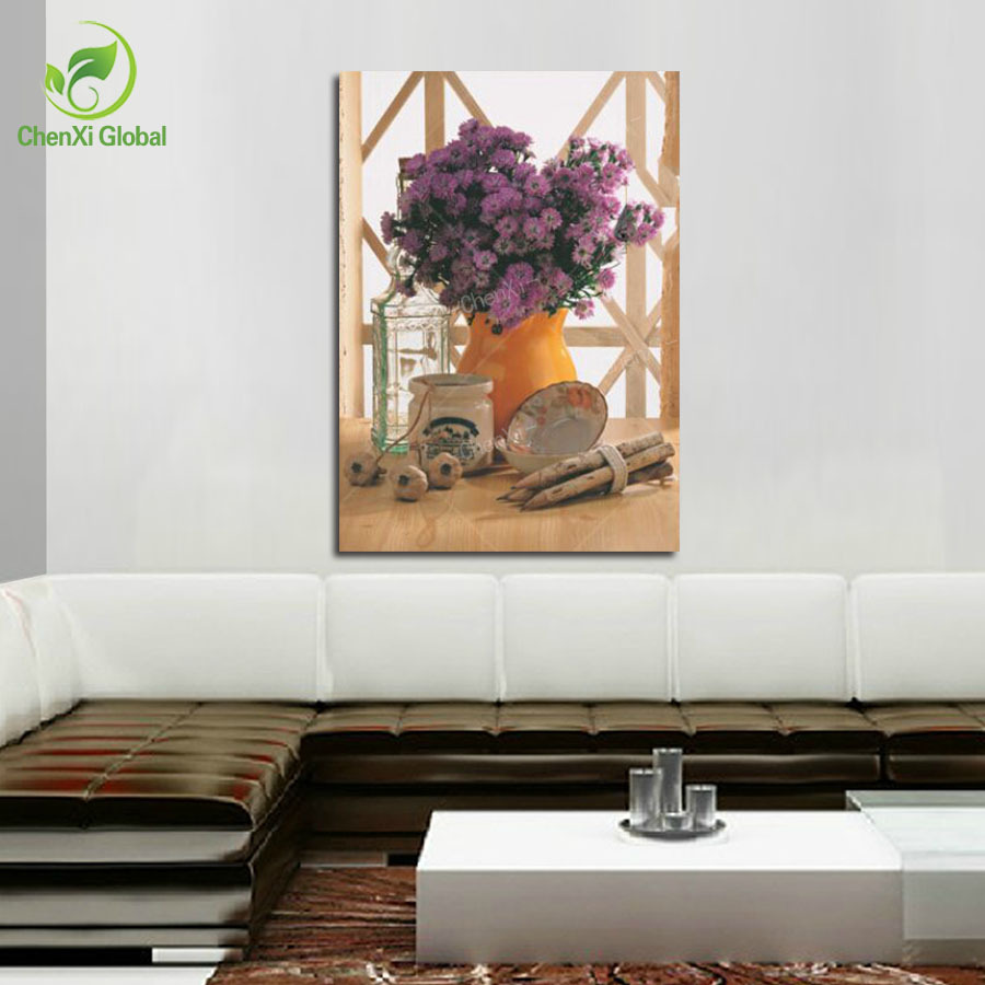 picture oil painting still life decaration flower wall art for living room wall pictures printing on canvas(no frame)