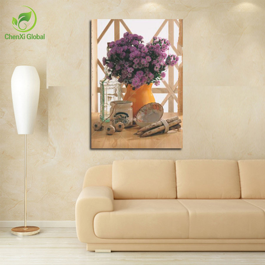 picture oil painting still life decaration flower wall art for living room wall pictures printing on canvas(no frame)