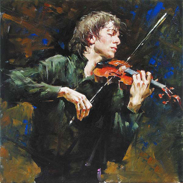 violin player oil painting hand painted painting oil painting on canvas home decor on canvas