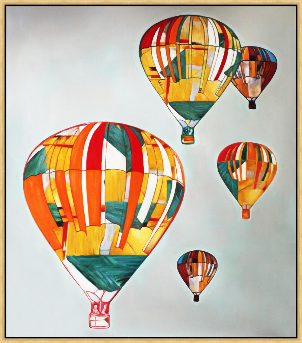 whole air balloon abstract oil painting printed painting oil painting on canvas painting canvas wall art picture