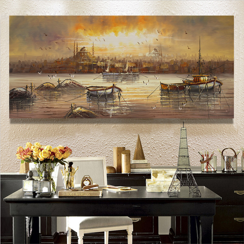 whole boat and ocean oil painting hand painted oil painting on canvas oil painting for home decor wall decor