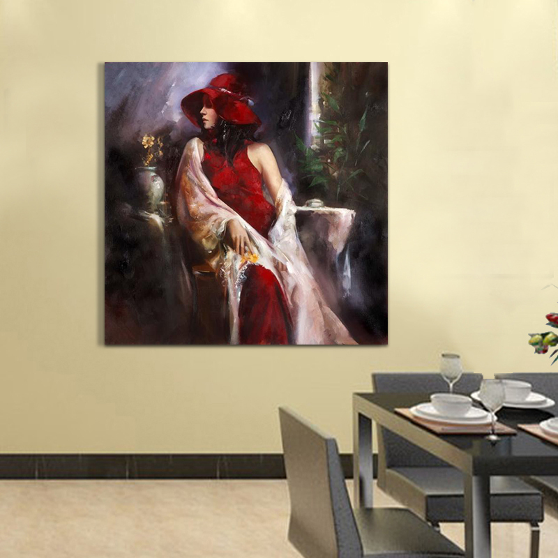 whole women oil painting hand painted painting oil on canvas home decoration home decor on canvas