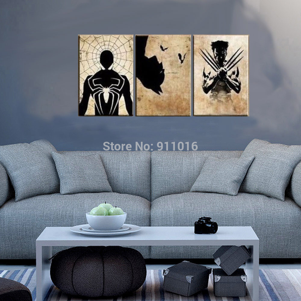 cartoon wolverine painting handmade abstract wall paintings home decor modern oil painting on canvas pictures for living room