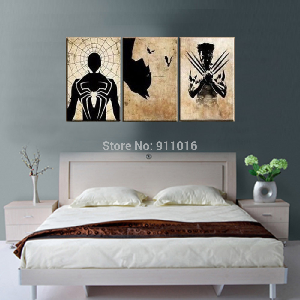 cartoon wolverine painting handmade abstract wall paintings home decor modern oil painting on canvas pictures for living room