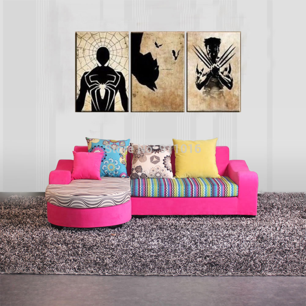 cartoon wolverine painting handmade abstract wall paintings home decor modern oil painting on canvas pictures for living room