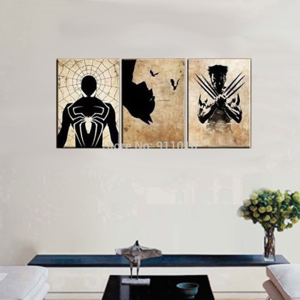 cartoon wolverine painting handmade abstract wall paintings home decor modern oil painting on canvas pictures for living room