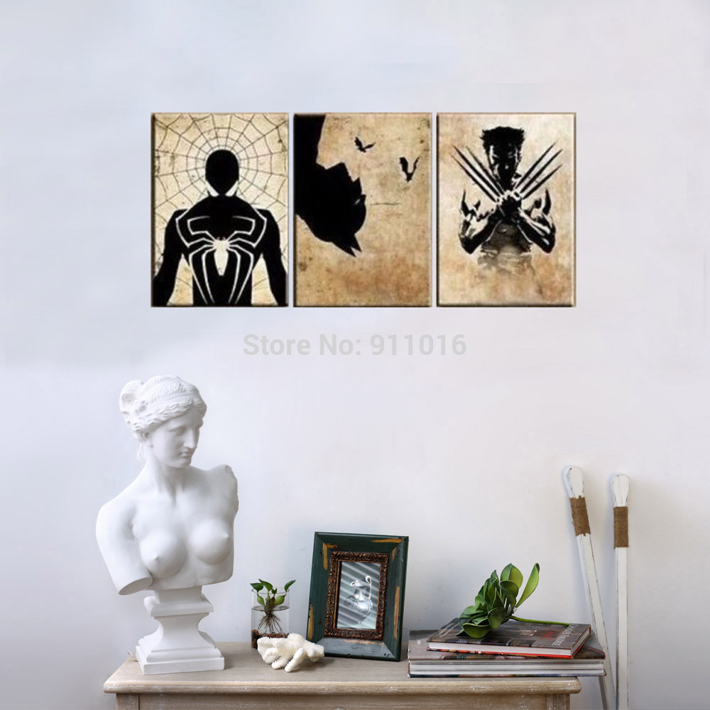 cartoon wolverine painting handmade abstract wall paintings home decor modern oil painting on canvas pictures for living room