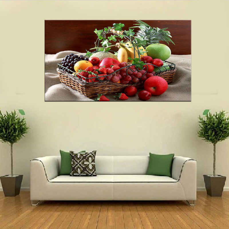 2015 fruit baskets modern chinese style painting murals decorative painting frame painting the living room sofa canvas painting