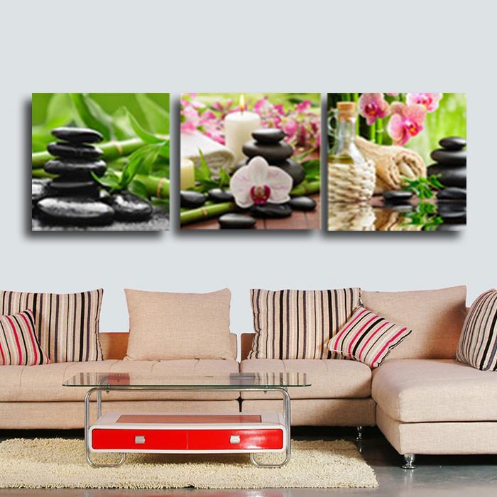 2015 new sell 3 piece canvas wall art modern nature seeds wall painting flower home art picture paint on canvas prints decor