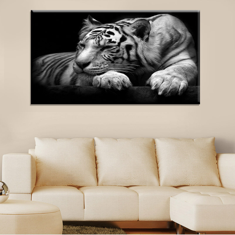 2015 oil painting cuadros quadros sell! wall painting animal and tiger paint on canvas prints home decorative art picture