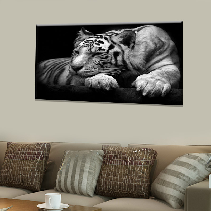 2015 oil painting cuadros quadros sell! wall painting animal and tiger paint on canvas prints home decorative art picture