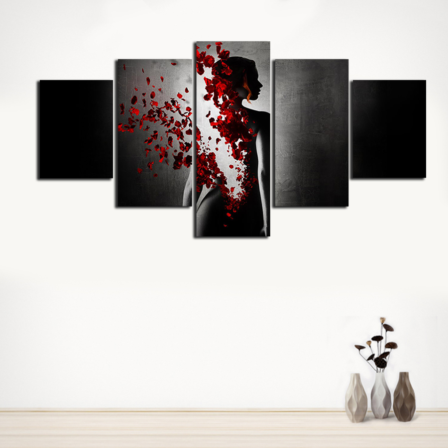 2016 wish framed 5 piece ten thriller modern home wall decor canvas picture art hd print painting on canvas artworks