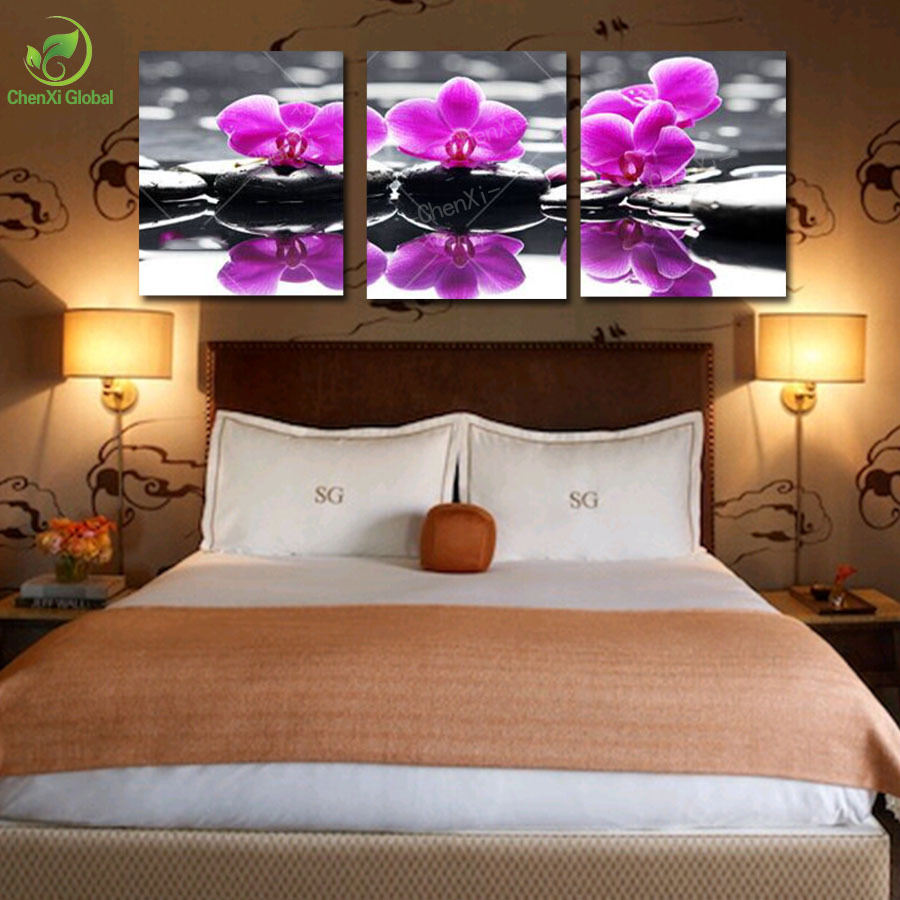 2015 abstract new oil painting picture canvas painting beautiful flower home decoration for living room printing on canvas