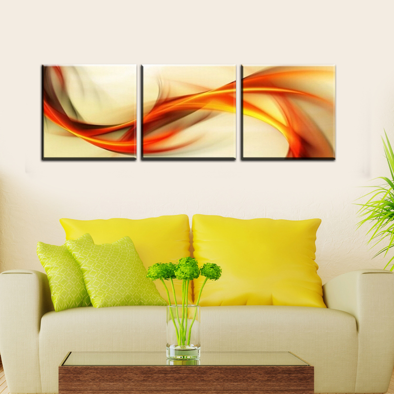 2015 new 3 piece wall art big size 50cm*50cm home decor modern picture set on canvas painting printed art picture