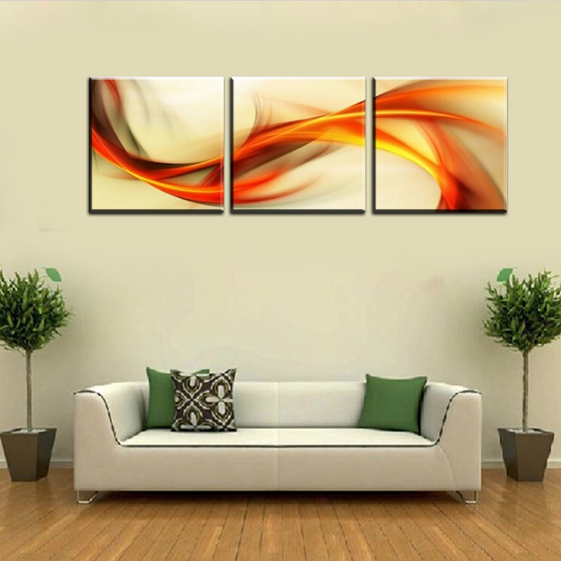 2015 new 3 piece wall art big size 50cm*50cm home decor modern picture set on canvas painting printed art picture