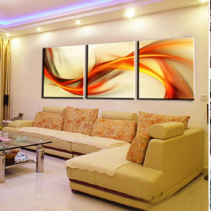 2015 new 3 piece wall art big size 50cm*50cm home decor modern picture set on canvas painting printed art picture