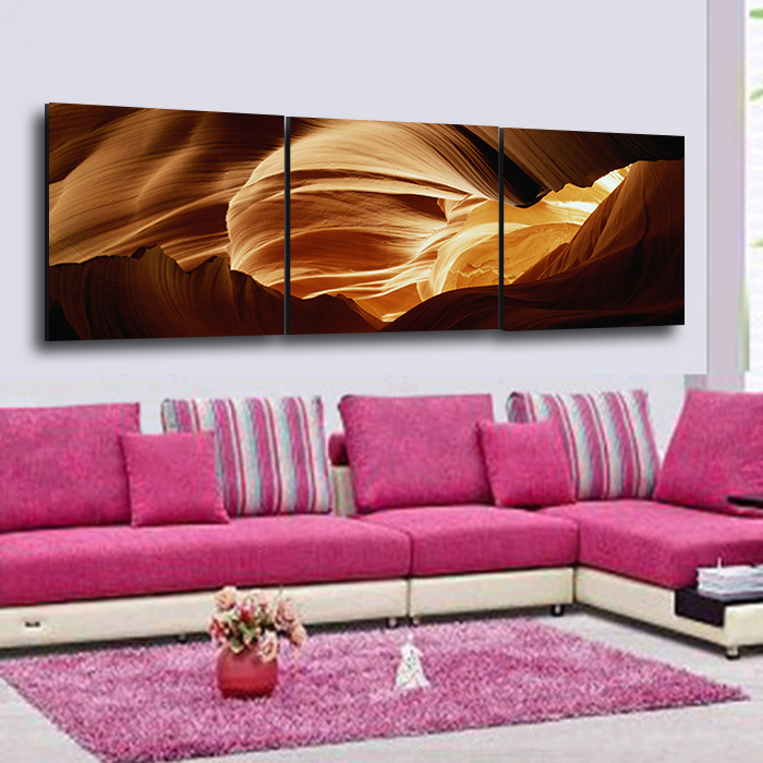 2015 picture heaven and earth began 3 sell modern wall painting landscape home decorative art picture paint on canvas prints